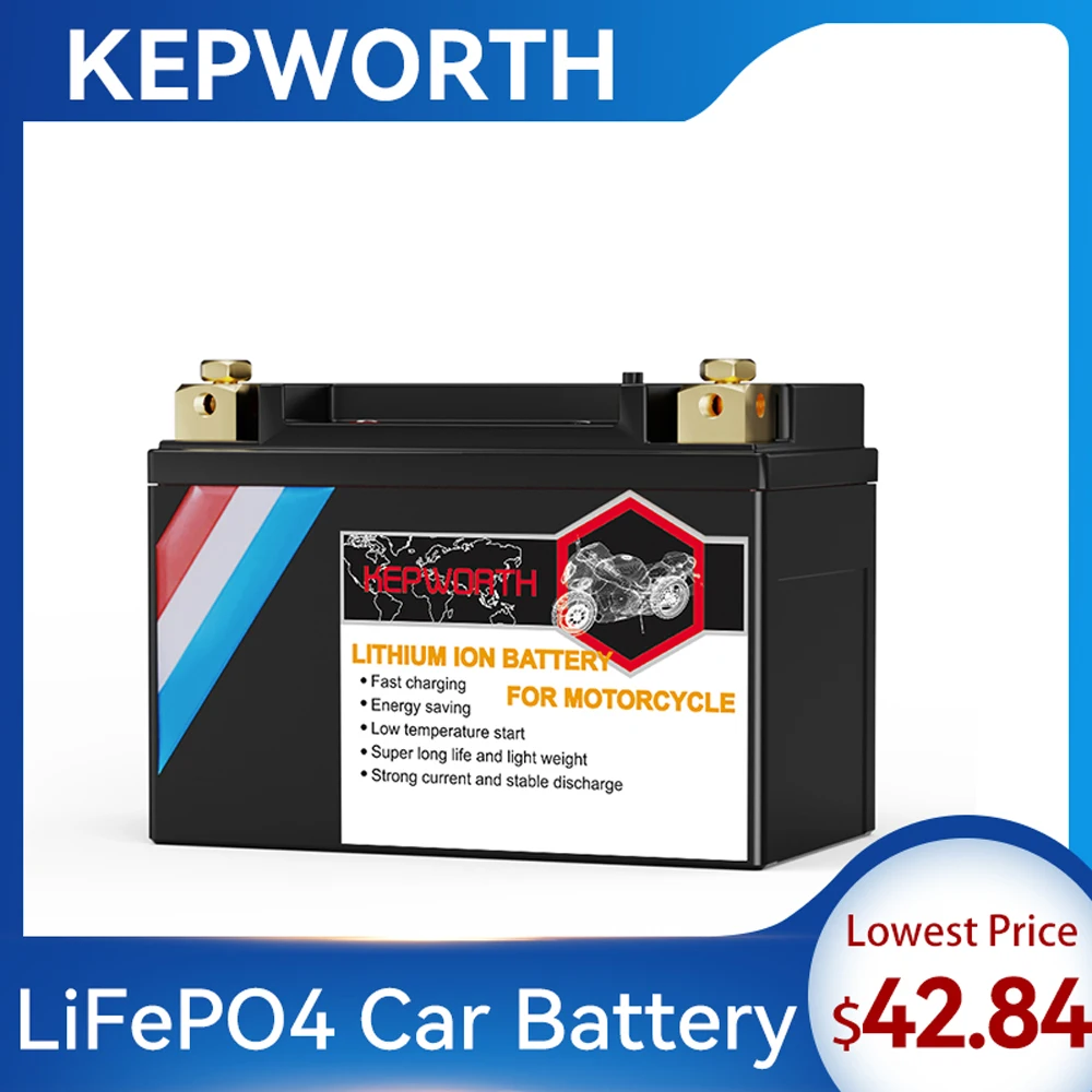 4L-BS 7L-BS 7S 12V 2Ah 4Ah Lithium Motorcycle Battery 160CCA 260CCA LiFePO4 Battery Built in BMS Replaces For YTX4L-BS BMS Halle