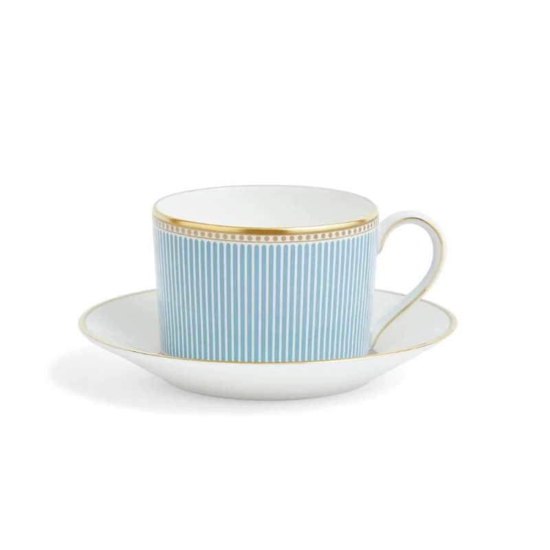 Eternal Light Bone China Coffee Cup Teacup Light Luxury Plate Bowl