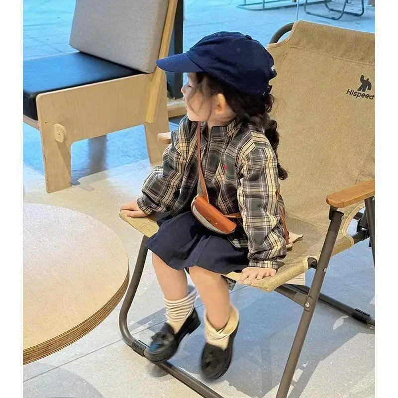 

Children's Jacket 2025 New Spring and Autumn Boys and Girls Fashionable Casual Two Sided Baseball Jacket
