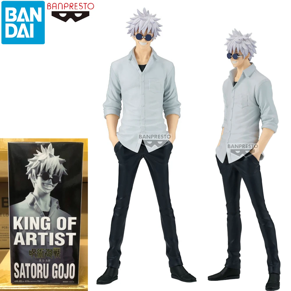 

In Stock Original Bandai Spirits King of Artist Jujutsu Kaisen Gojou Satoru Anime Figure Action Figure Garage Kit Collection