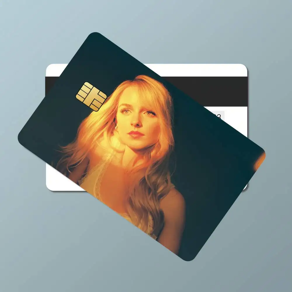 Actor M-Mckenna Grace Card Stickers Waterproof Film skin Cover 4PCS Credit Card stickers Debit Front Decoration Commuter Pass