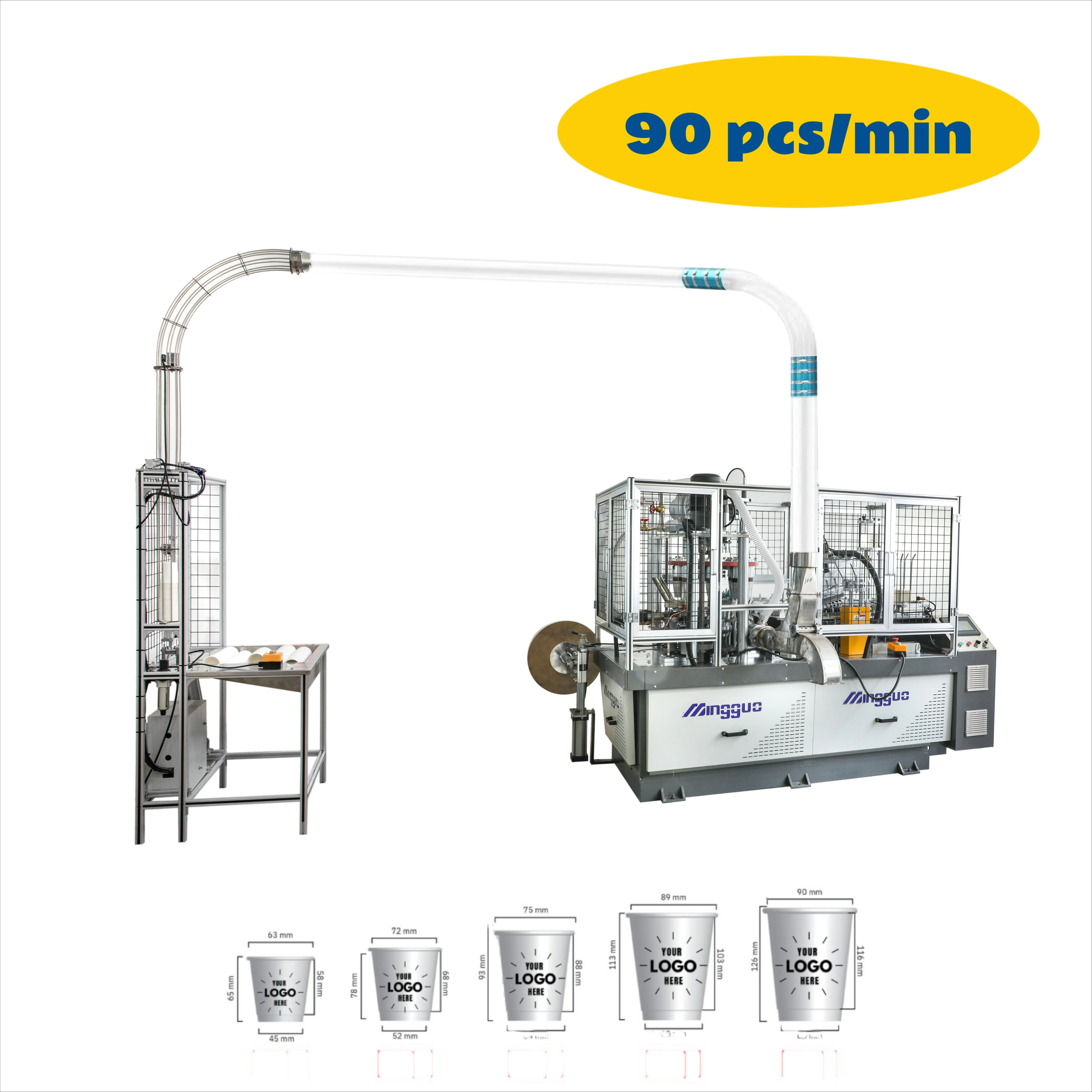 High Quality Paper Cup Making Machine Manufacturer/machine Making Customized Disposable Coffee Tea Cup Paper