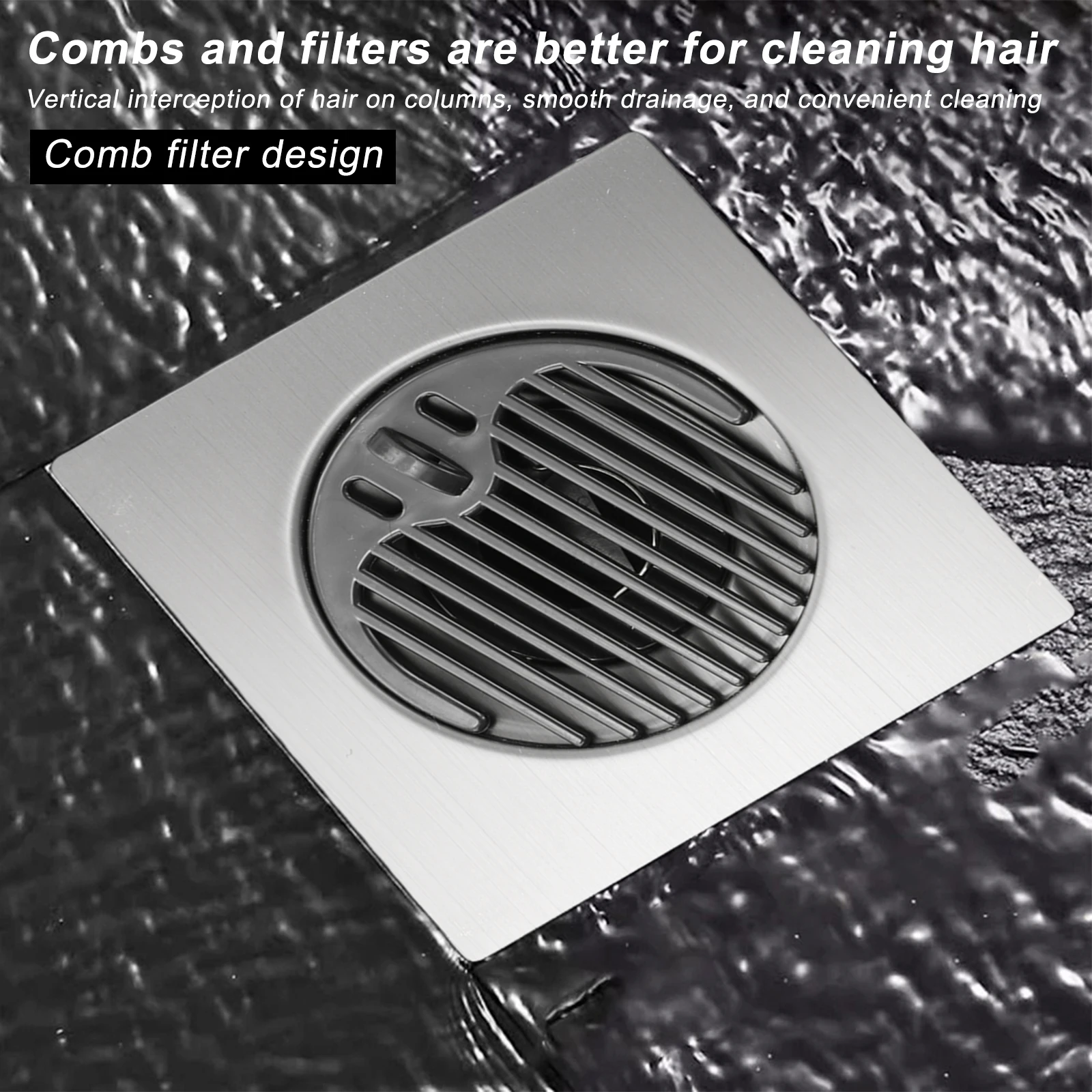 

Stainless Steel Proof Floor Drain For Bathroom Bathroom Sewer Pipe Filter Bathroom Toilet Kitchen Balcony Dedicated