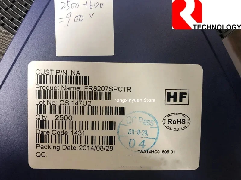 10 шт./лот FR8207SPCTR FR8207SPC FR8207 FR8207S SOP-8 100% новый оригинал