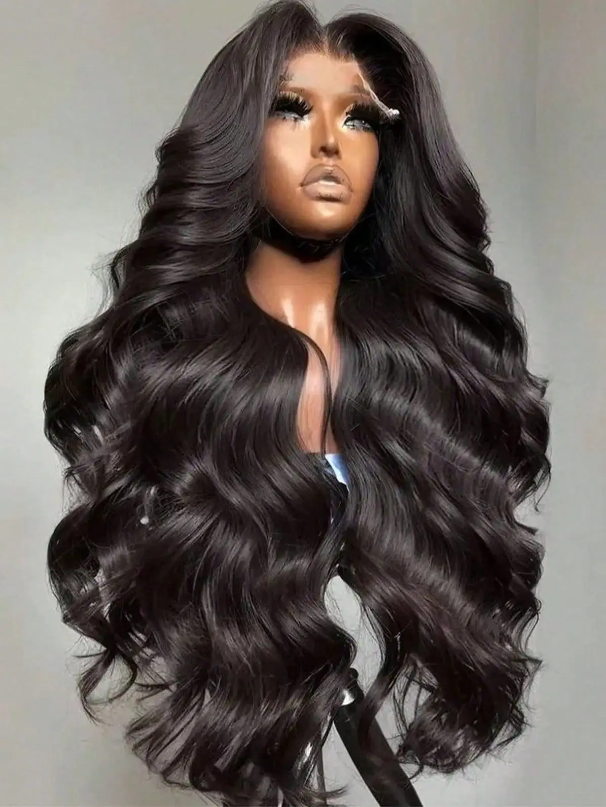 

Накладные парики из натуральных волос 6x4 Body Wave с HD-кружевом, предварительно выщипанные, плотность 200%, без клея, для женщин