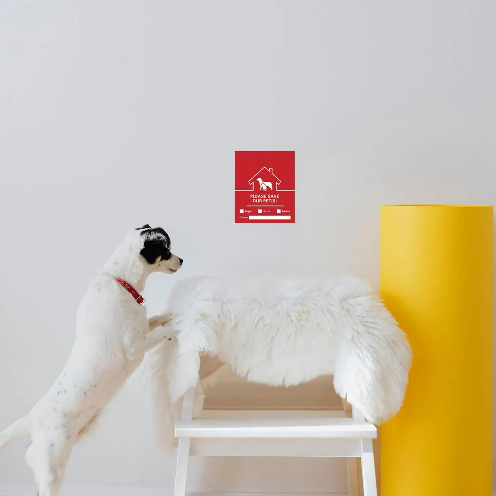 

30 листов наклеек для экстренного оповещения о животных в доме, наклейки для спасения животных, наклейки для окон и дверей, наклейки для оповещения о местонахождении питомца для дома и спасательного персонала