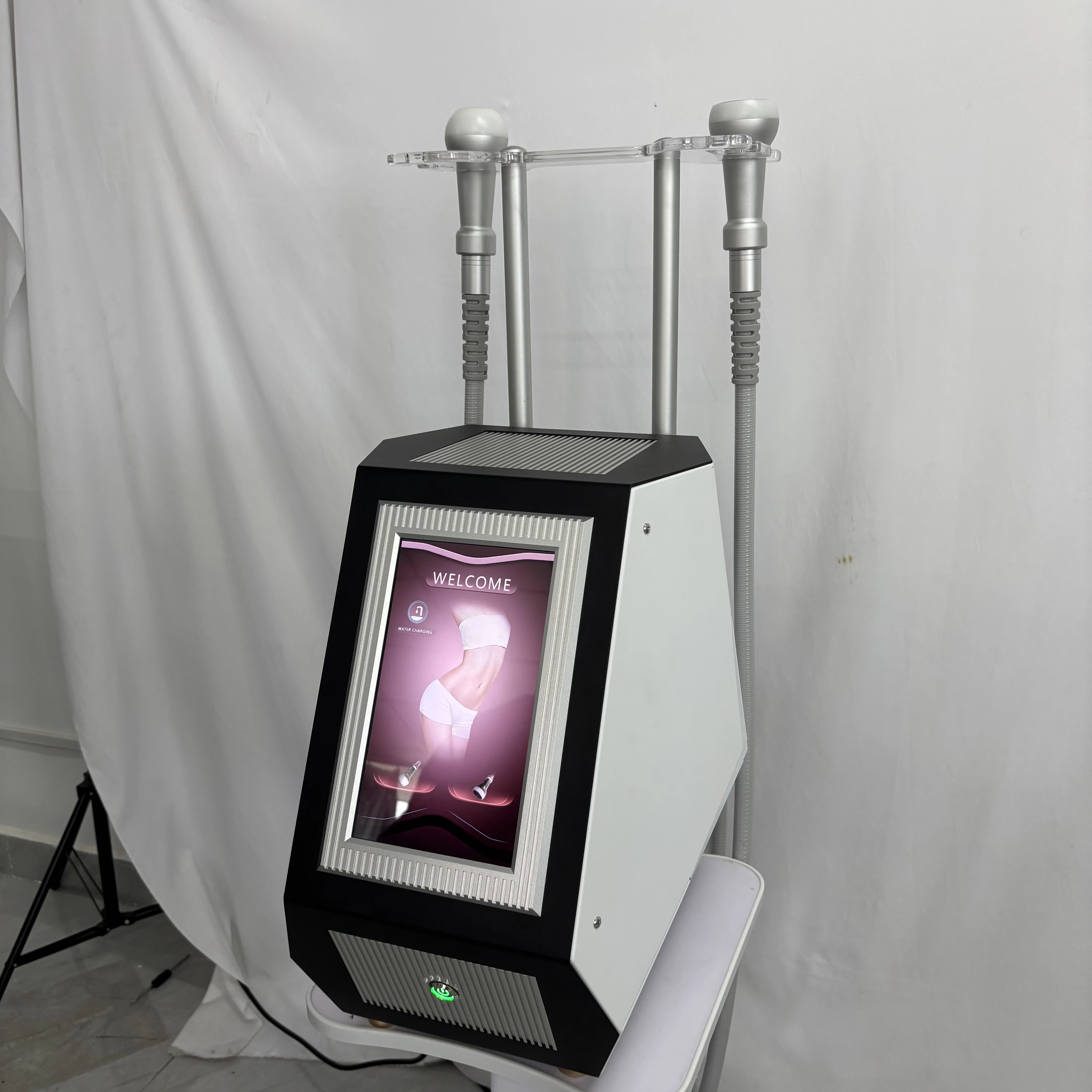 2 في 1 جماليات كريو ليبو سكين كريو صدمة حرارية لتنحيف الجسم آلة علاج موجة الصدمة الرائعة