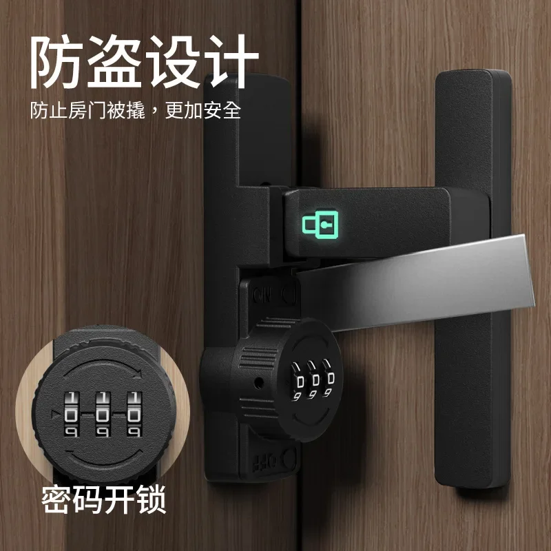 

No Punching Password Lock Door Buckle Lock Fixed 90 Degree Sliding Door Lock