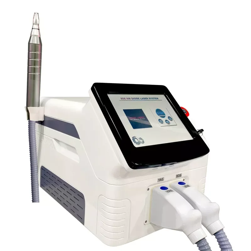 2023 Newest Diode 2 in 1 Pico Laser 808 Laser Picosecond + 808 Hair Removal Machine Diode Laser Plus Pico Nd yag Device