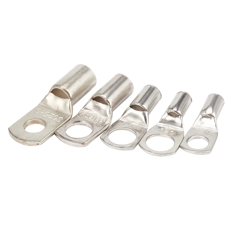 Promotion! Bolt Hole Tinned Copper Cable Lugs Battery Terminals Set Wire Terminals Connector