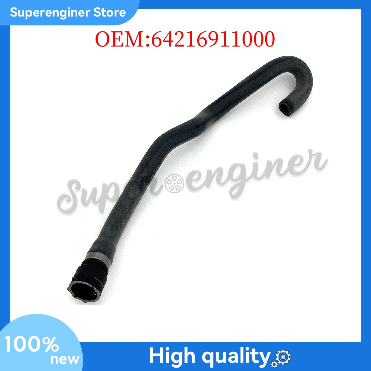 64216911000 For BMW 5 6 Series E60/61/63/64 Water Pump Top Radiator Cooling Hose