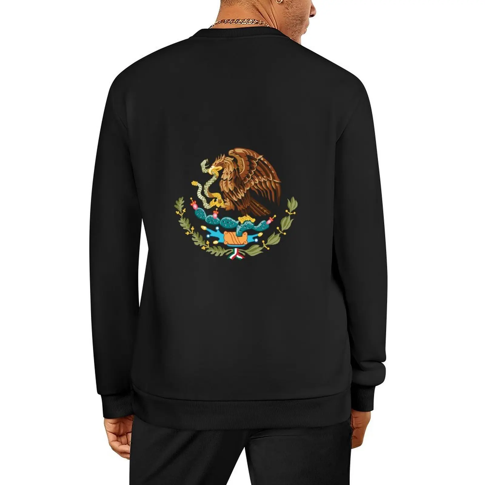 

Mexico Coat of Arms Pullover men's clothing men's coat graphic t shirts men anime clothes men's sweatshirt