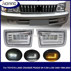 Hoping 1 Pair LED Front Fog Light For TOYOTA LAND CRUISER PRADO 90 Series 2700 3400 1996-2003 Replacement Fog Lamp