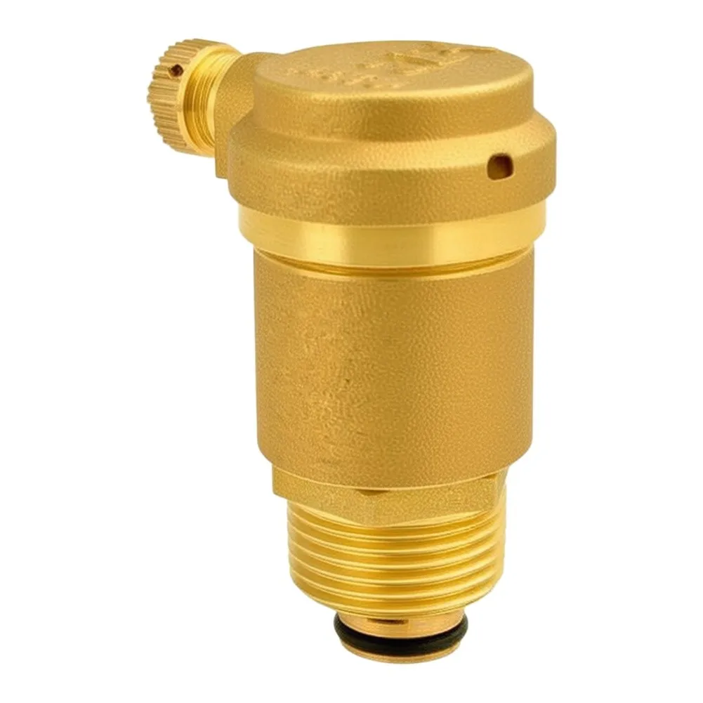 Brass Automatic Air-Vent Valve 1/2 Inch DN15 For Solar Water Heater And HVAC System Radiator Manifold Heating Accessories