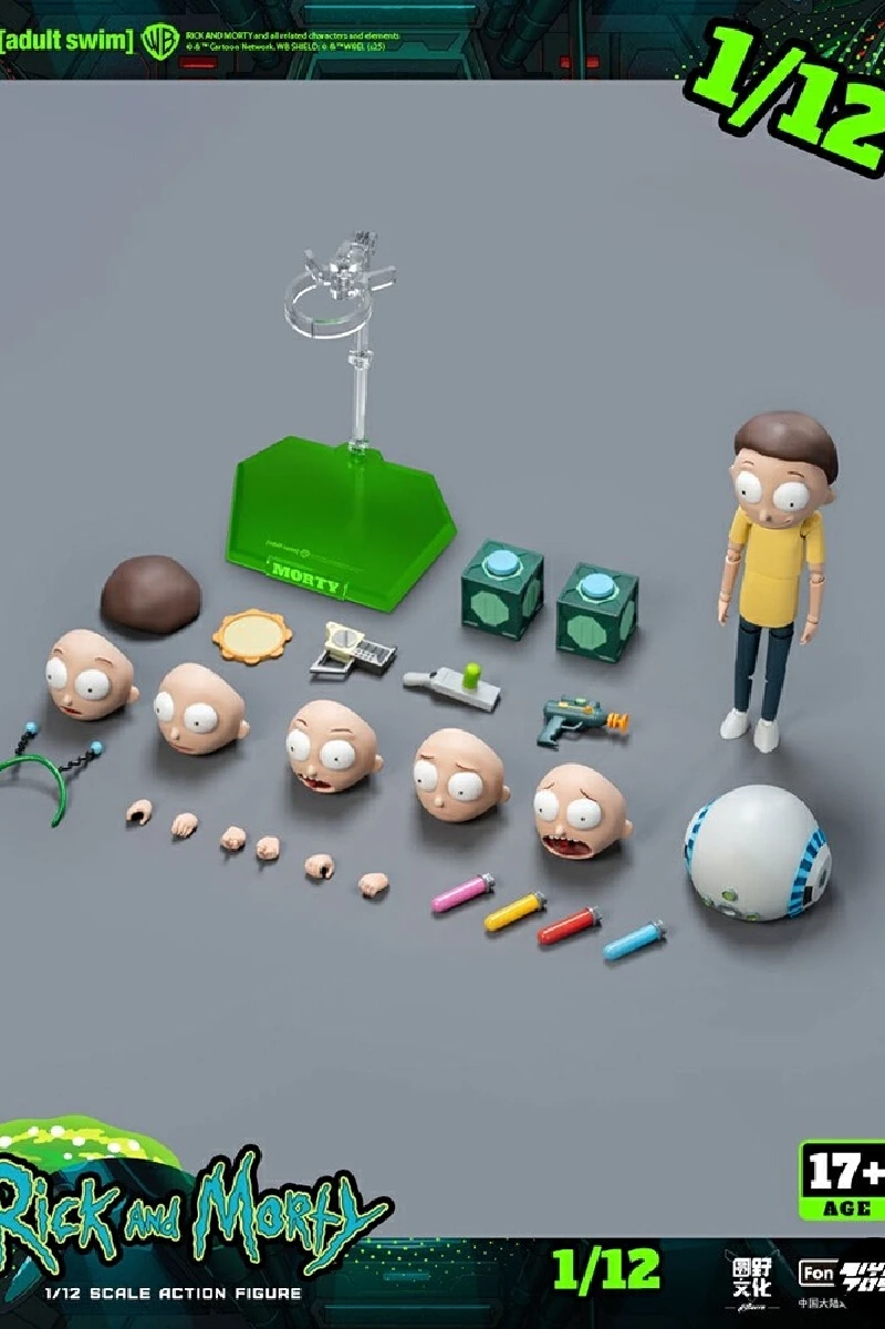 Pre-Sale 100% Original Fondjoy Action Figure Adult Swim Anime Action Figures Figurine 1/12 Model Toy Joint Movable Toys Gifts