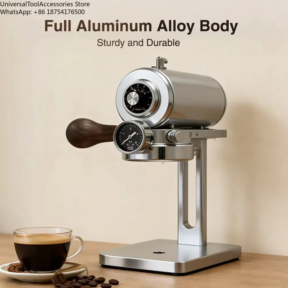 9-15Bar Rotary Pump Espresso Machine Adjustable Pressure Extraction Temperature Outdoor Aluminum Hot Cold Brewing Coffee Maker