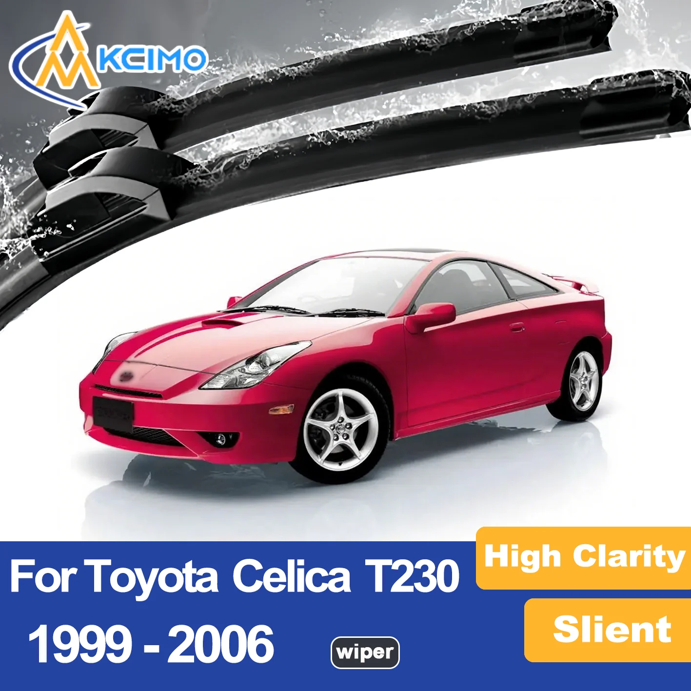 

Premium Wiper Blades for 1999-2006 Toyota Celica T230 Streak Free Durable Ideal for Clear Visibility