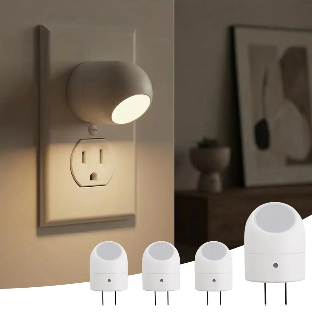 Smart Plug-in Night Light with 360 Degree Rotation