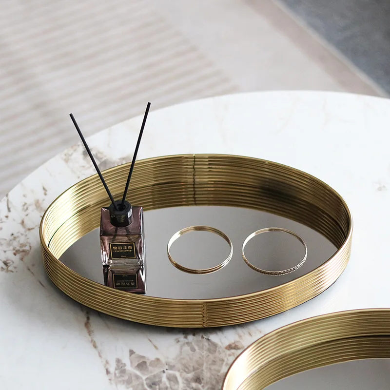 

Эллиптический металлический поднос для хранения, поднос для чая, сервировочный поднос, поднос для ароматерапии, шкатулка для украшений, декоративный поднос, кухонный органайзер