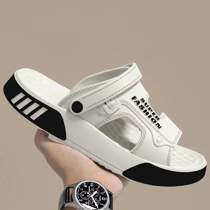 Men Women Casual EVA Slides Thick Sole Summer Comfortable Dual Wear Sandals Indoor Outdoor Everyday Slippers