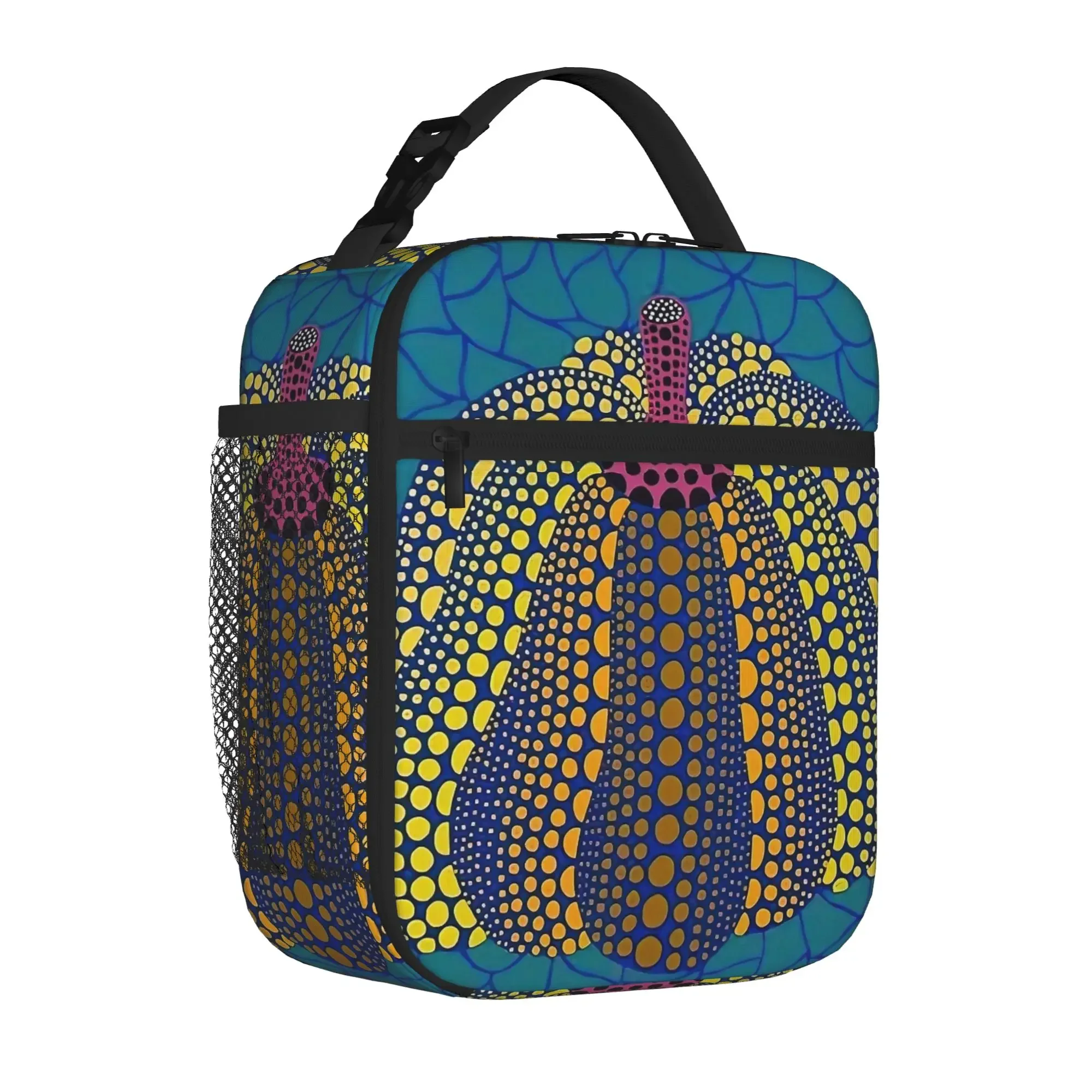 Y-Yayoi Kusama Thermal Insulated Lunch Bags for Work  Portable Food Bag Cooler Thermal Lunch Boxes