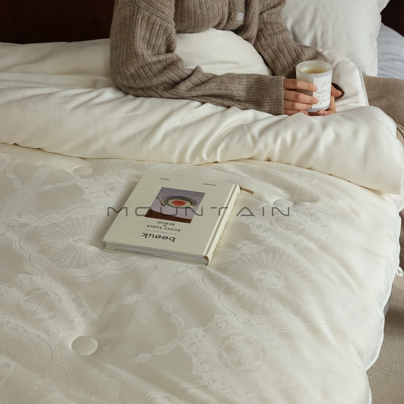 Soybean Quilt Single Double Spring Autumn Warm Thickened Winter Quilt