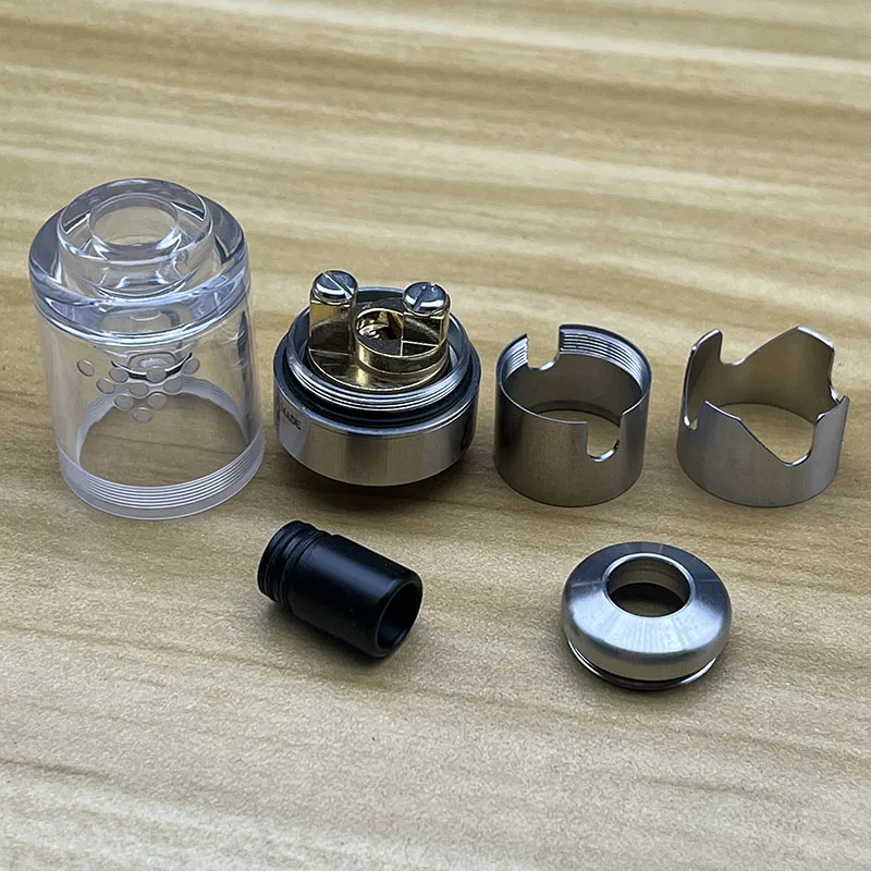 YFTK إعصار جونيور RTA خزان قابل لإعادة البناء رذاذ Vape rta لفائف واحدة 316ss 2 مللي 22 مللي متر rta vs sxk dvarw mtl fl rta