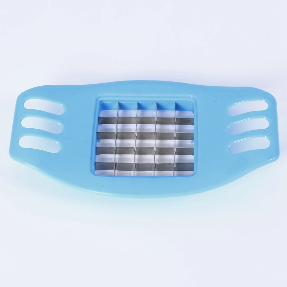 

5 Pcs Potato Slicer Fry for French Fries Handheld PP Maker Stainless Steel Vegetable Cutting Tool Manual Fries Slicer