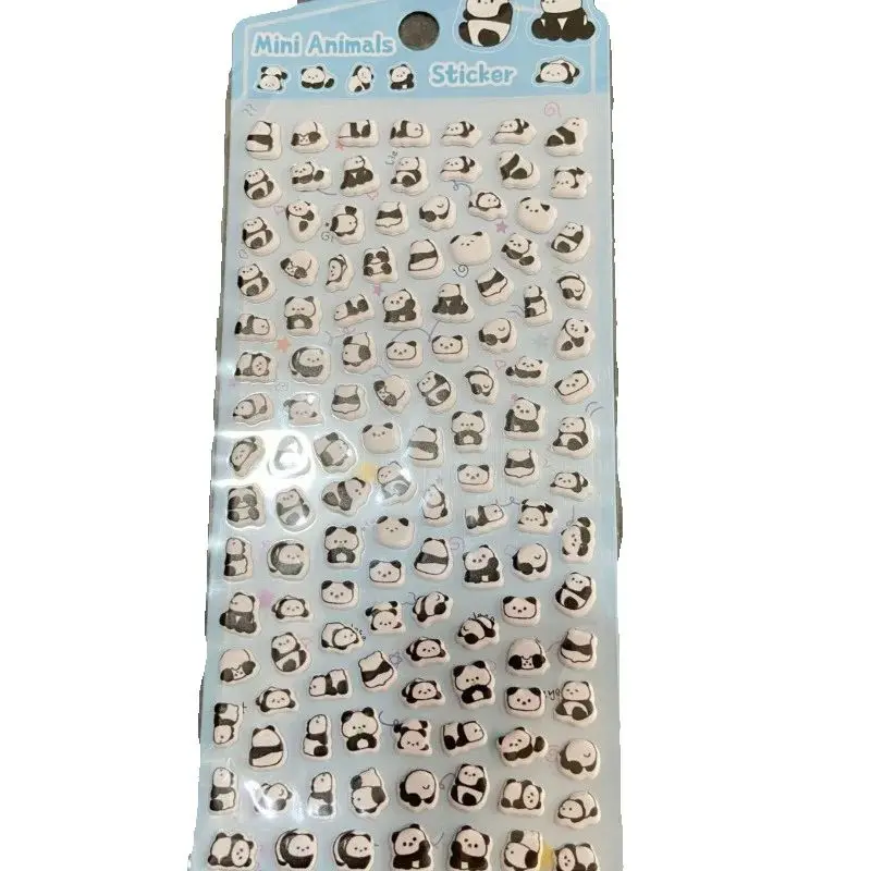 1pc Animal Foam Cute Cartoon Water Cup Mobile Phone Case Decorative Sticker Small Animal Sticker