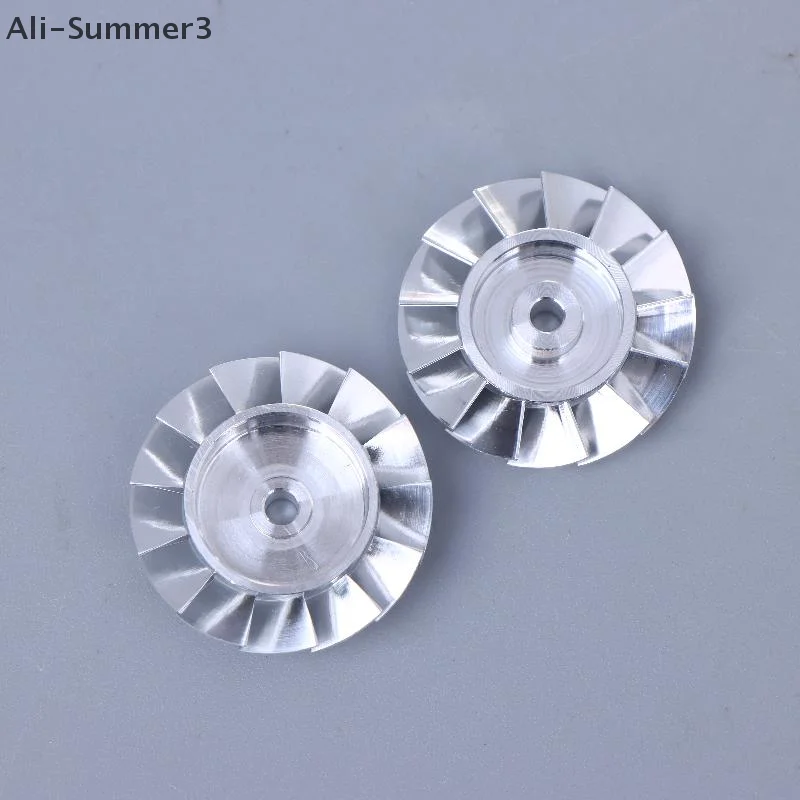 1 Buah Bilah Kipas Saluran CNC Presisi Tinggi 3mm Lubang 26.8/27.0mm Aluminium Untuk Pengering Rambut Kecepatan Tinggi 100000RPM