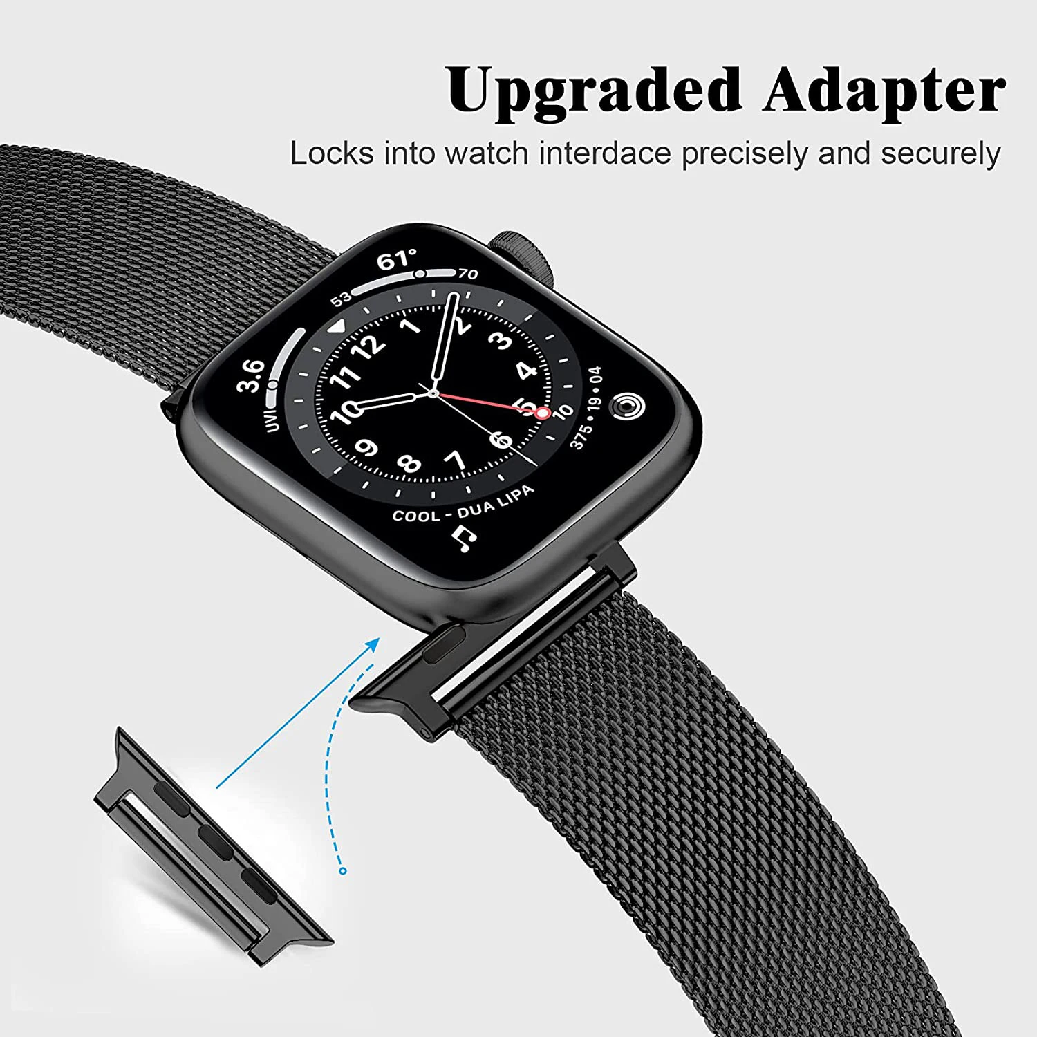 Milanese Watchband for Apple Watch 45mm 42mm 44mm 40mm Stainless Steel Women Men Bracelet Band Strap for iWatch 7 3 4 5 6 SE