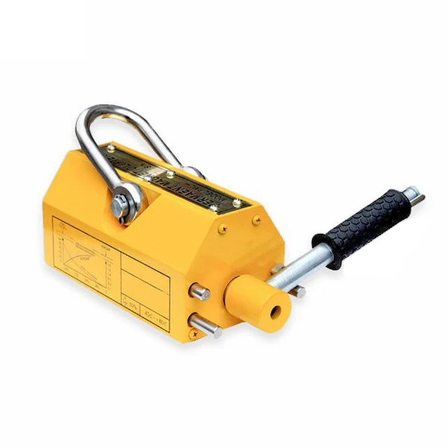 300KG 400kg 500KG 1000 kg 1T 2 Ton Manual Handle Permanent Magnetic Lifter Magnet Lifting Tool for Metal Sheet Steel Bar