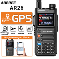 Baofeng AR-26 GPS Walkie Talkie Multi-Band Long Range Wireless Copy Frequency Air Band NOAA Type-C Charger For Camping Ham Radio