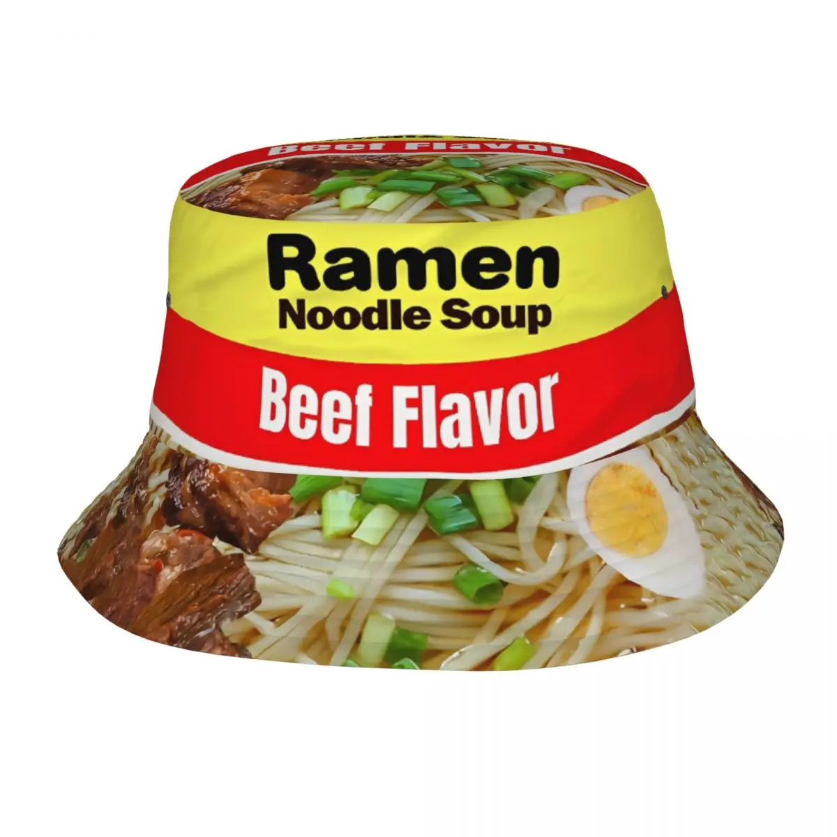 Sombreros de cubo con sabor a pollo y sopa de fideos Ramen, accesorios para sombreros de verano, gorra de pescador pescando, sombrero Boonie ligero para niña