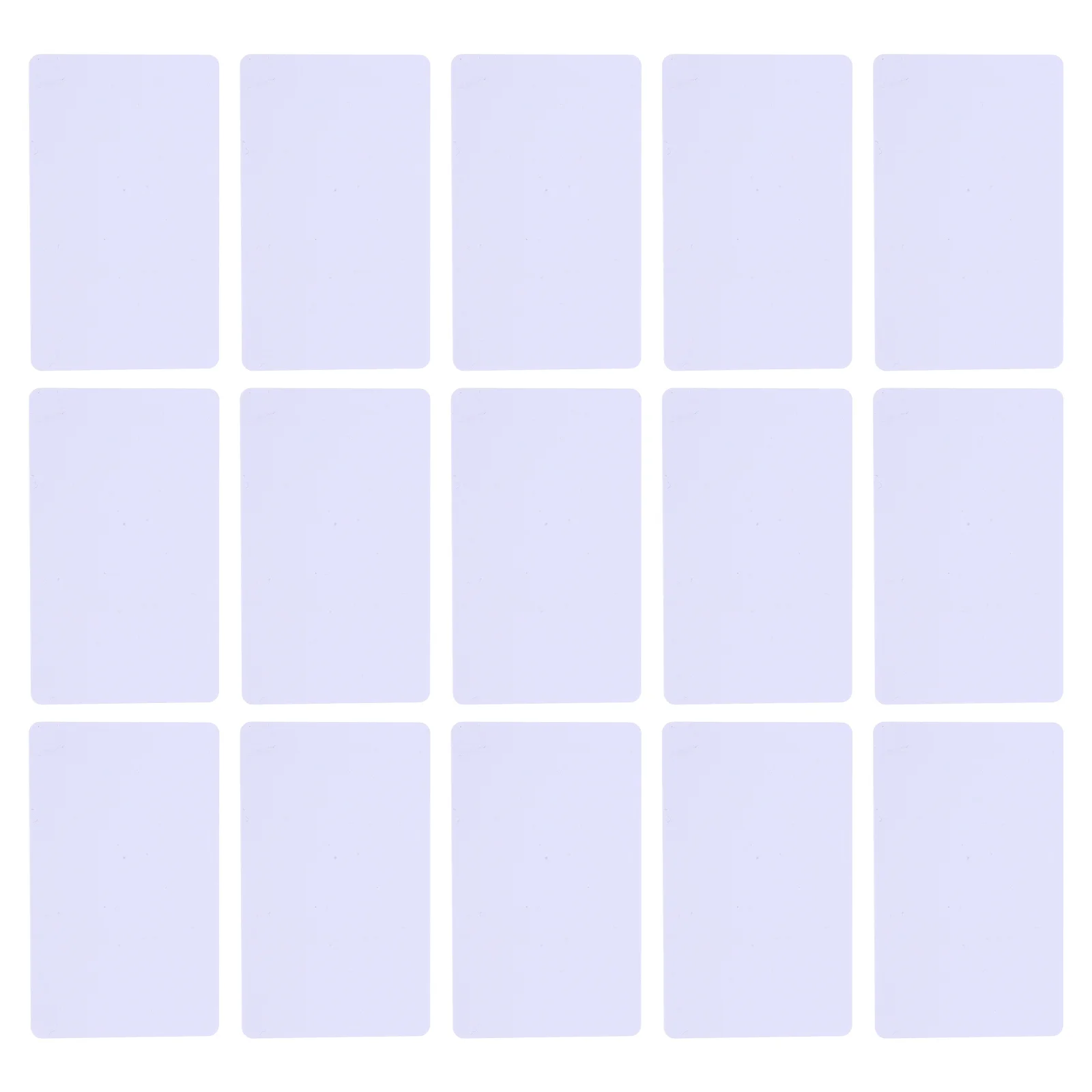 Tarjetas de identificación en blanco de PVC con Chip, tarjetas de insignia de membresía para estudiantes de negocios imprimibles para tarjetas, fundas de página para tarjetas de impresora, 250 Uds.