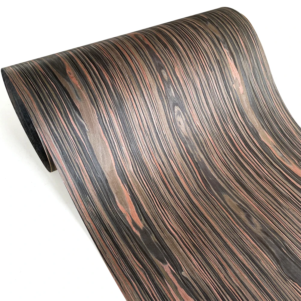 Natural Technological Ebony Veneer Solid Wood Veneer Skin For Homen Decoration DIY Speaker Cabinet Wooden Case