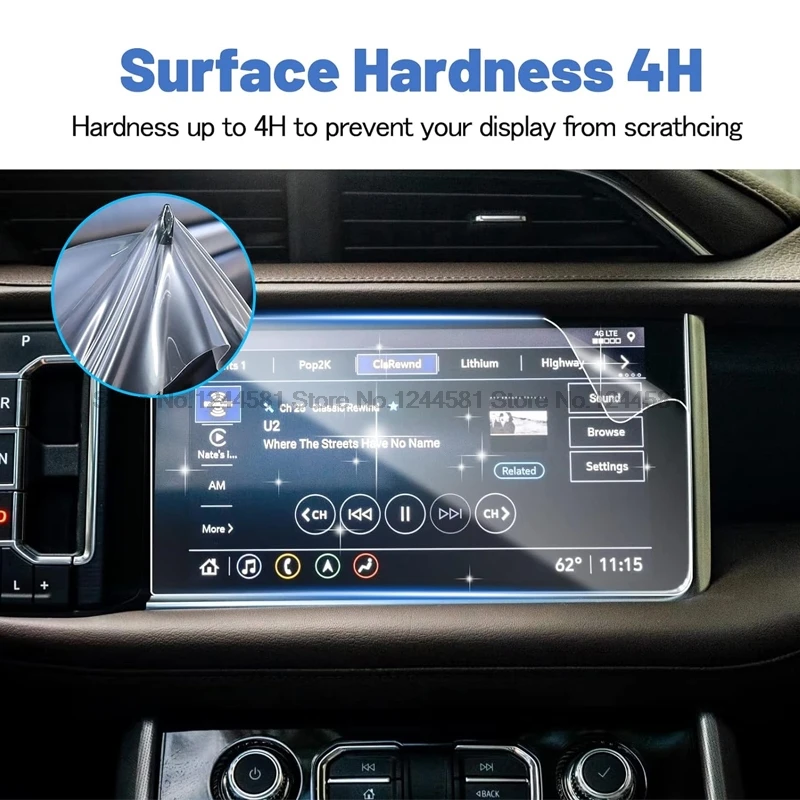 

TPU Screen Protector For GMC Yukon XL Denali Ultimate 2021 2022 2023 10.2 inch Car infotainment Car Radio GPS Navigation