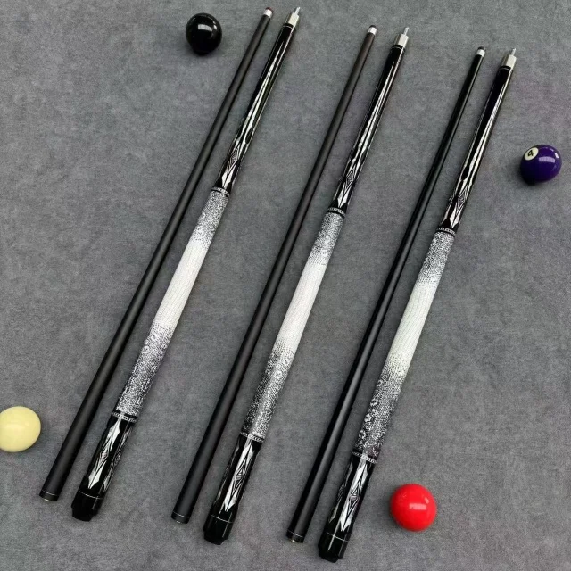 

Professional Carbon Fiber Billiard Cues for Athletes Snooker Sport with Metal Joints-Free Samples for Billiard Clubs