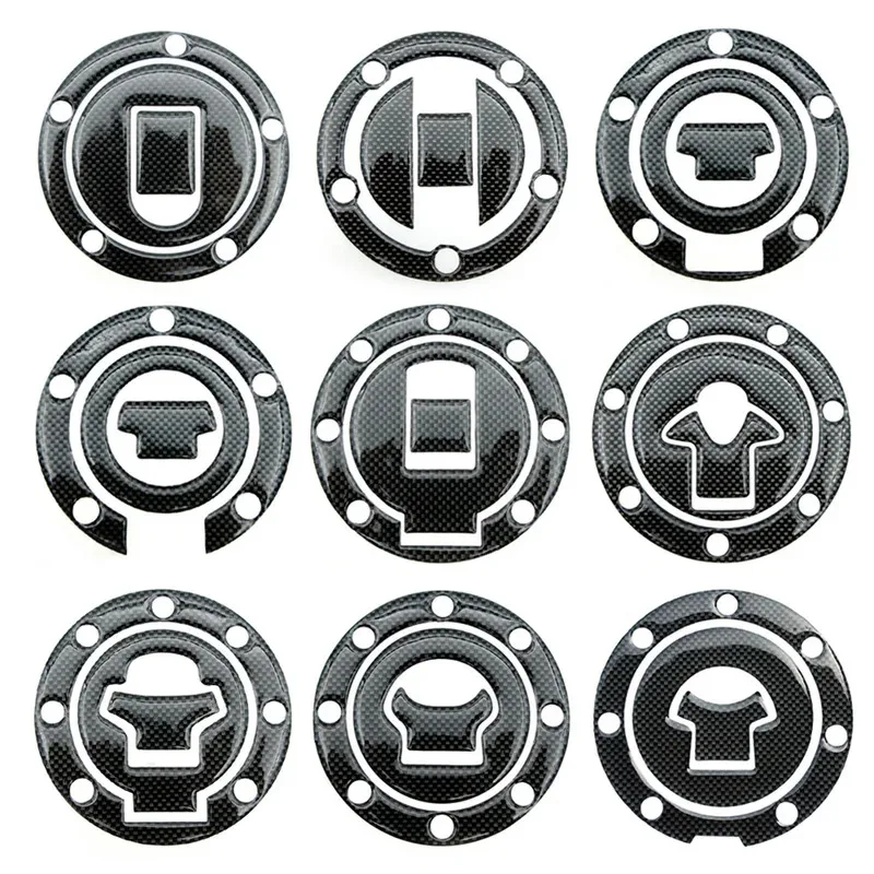 

1 of you.Carbon Fiber Fuel Oil Cap, Tank Pad, Motorcycle Universal Protective Sticker For Honda Suzuki Kawasaki Yamaha