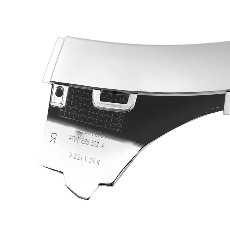 

3Pcs Front Bumper Lower Lip Splitter Chrome Trim Strip For Mercedes-Benz C-Class W205 2058851474 A2058851574 A2058852500