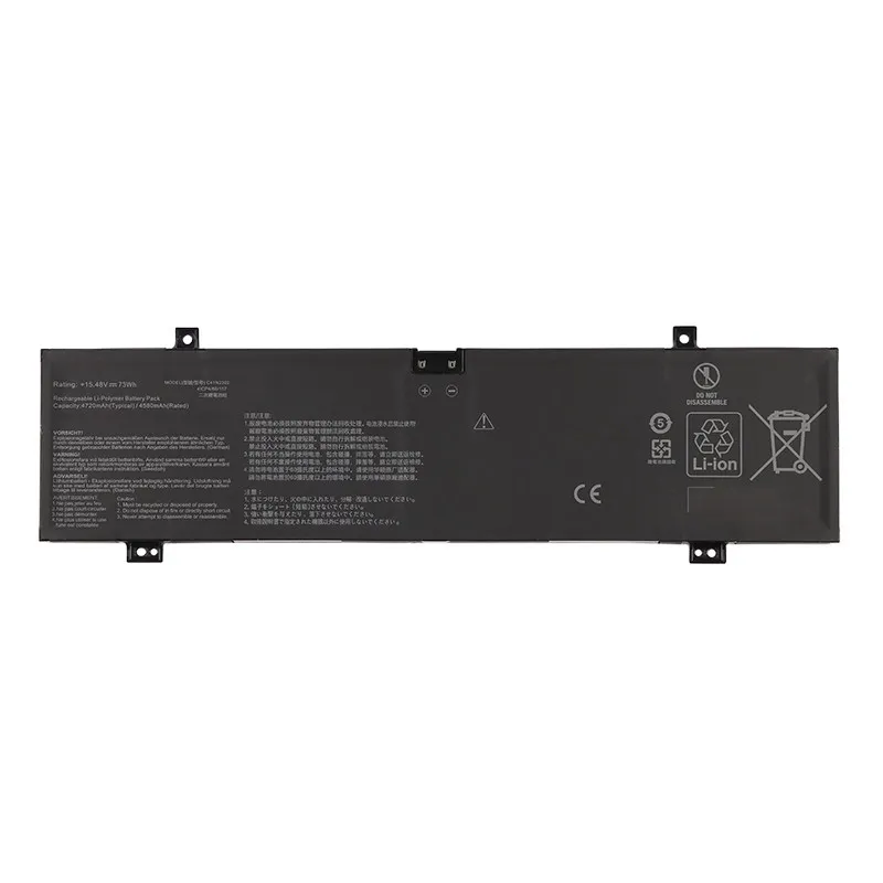 C41N2302 Laptop Battery 15.48V 4720mAh For Asus ROG Zephyrus G14 GA403 GA403U GA403W GA403UI-XS96,TUF Gaming A14 FA401 FA401U