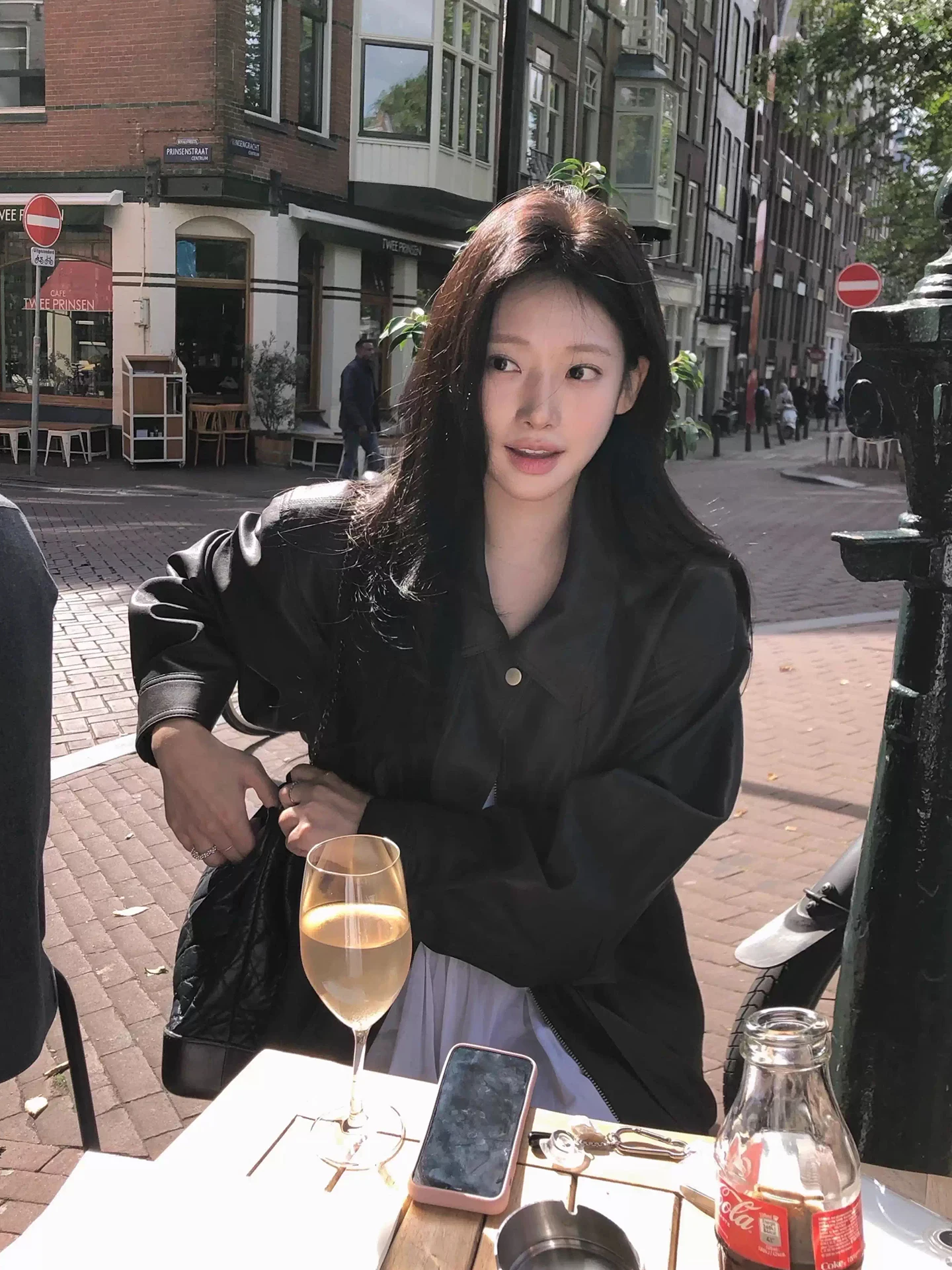 

Шикарное осеннее свободное длинное пальто из искусственной кожи Sve, мотоциклетное пальто для женщин с воротником-стойкой, верхняя одежда на молнии