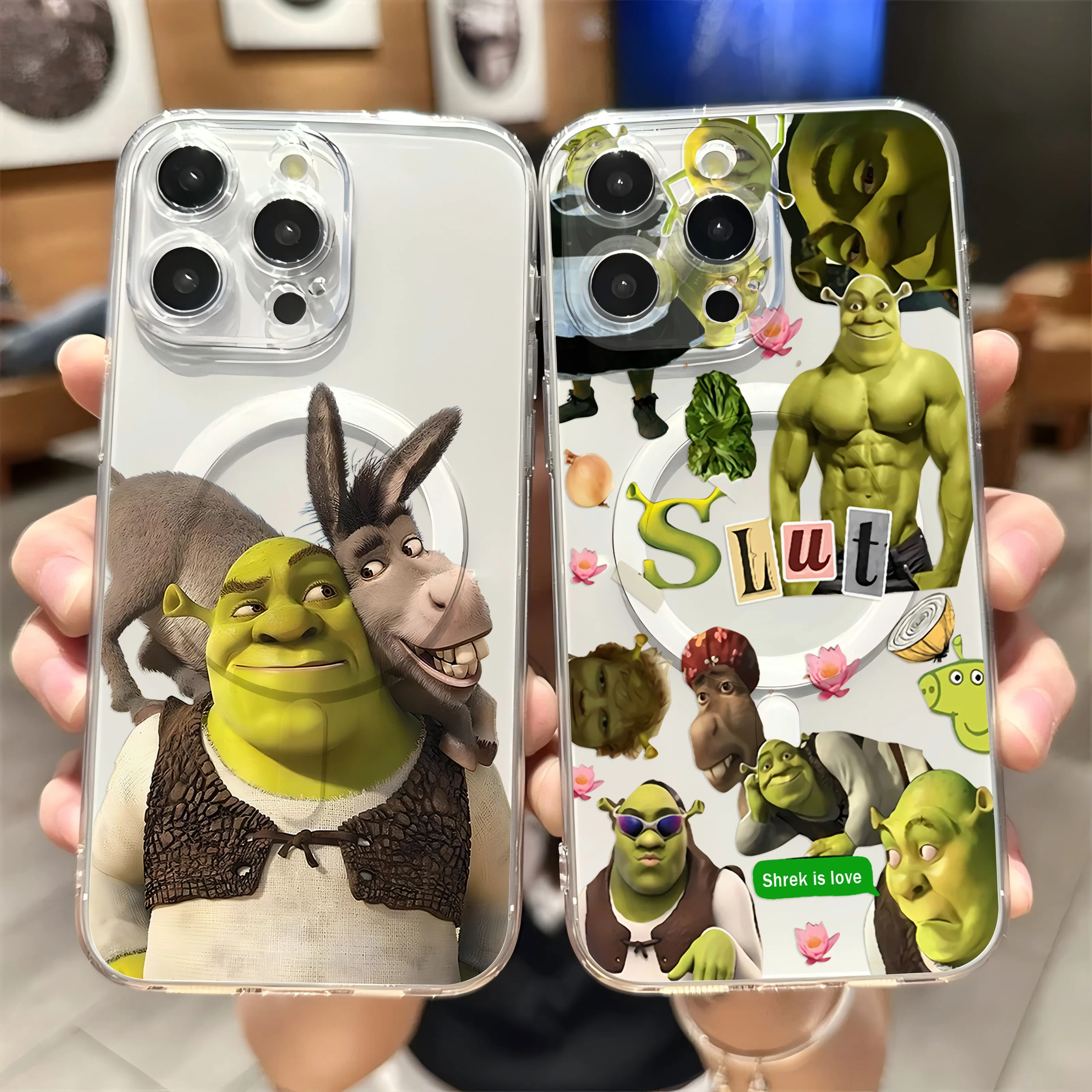 Cute G-Gabbys D-Dollhouses Magnetic Phone Case for Samsung Galaxy S25 S24 S23 S22 S21 S20 FE Edge Plus Ultra 5G Soft Clear Cover