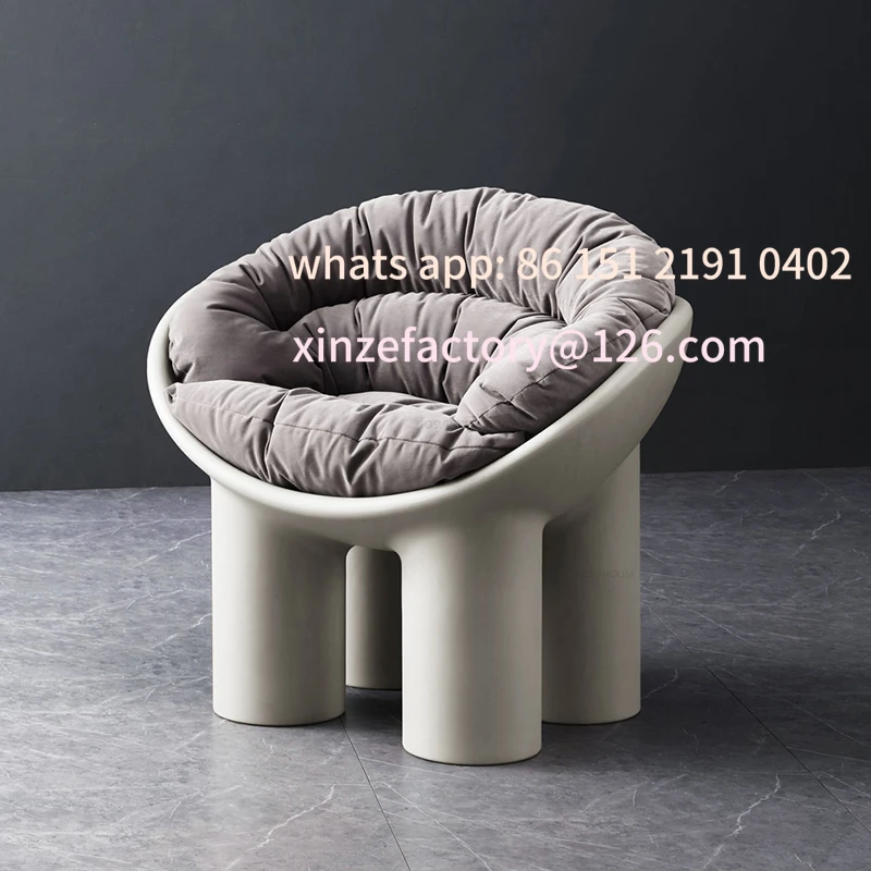 

Customizable Living Room Chair Designer Elephant Chair Home Furniture Living Room Backrest Chair with Cushion Lei