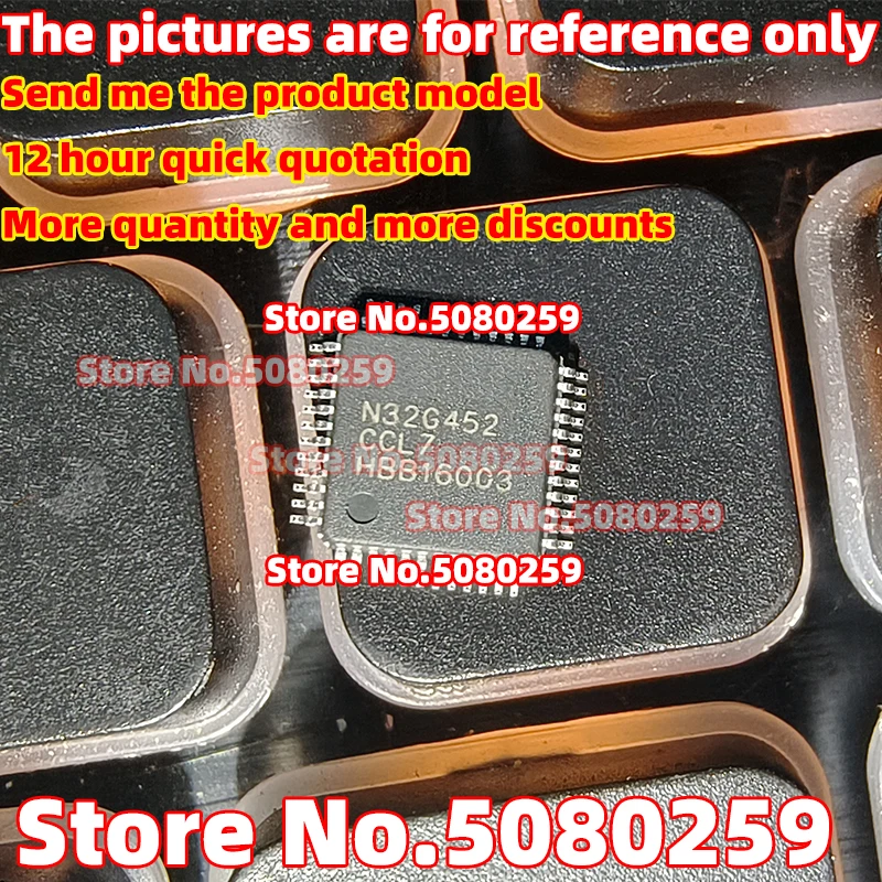 Recambio de piezas, nuevo, 30/20/10, N32G452CCL7, N32G452VEL7, N32G452RCL7, M4, STM32F103RCT6, VET6