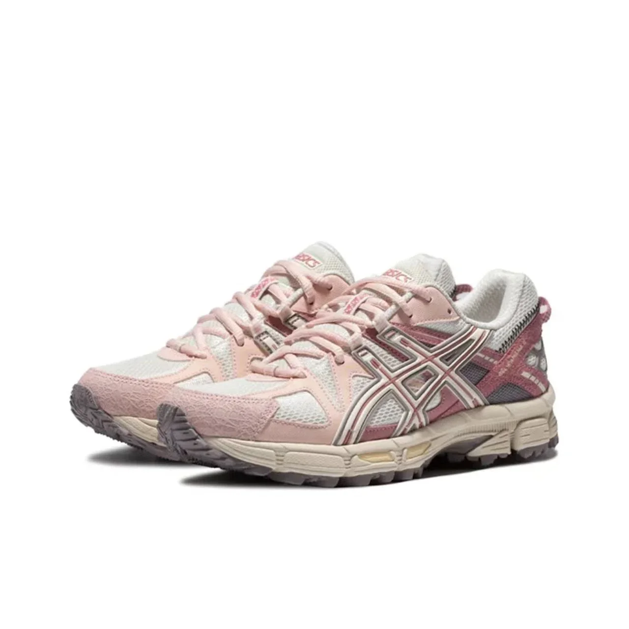 Asics-Zapatillas deportivas transpirables para mujer, zapatos de correr originales con cojín rosa y estabilidad, GEL ahana 8