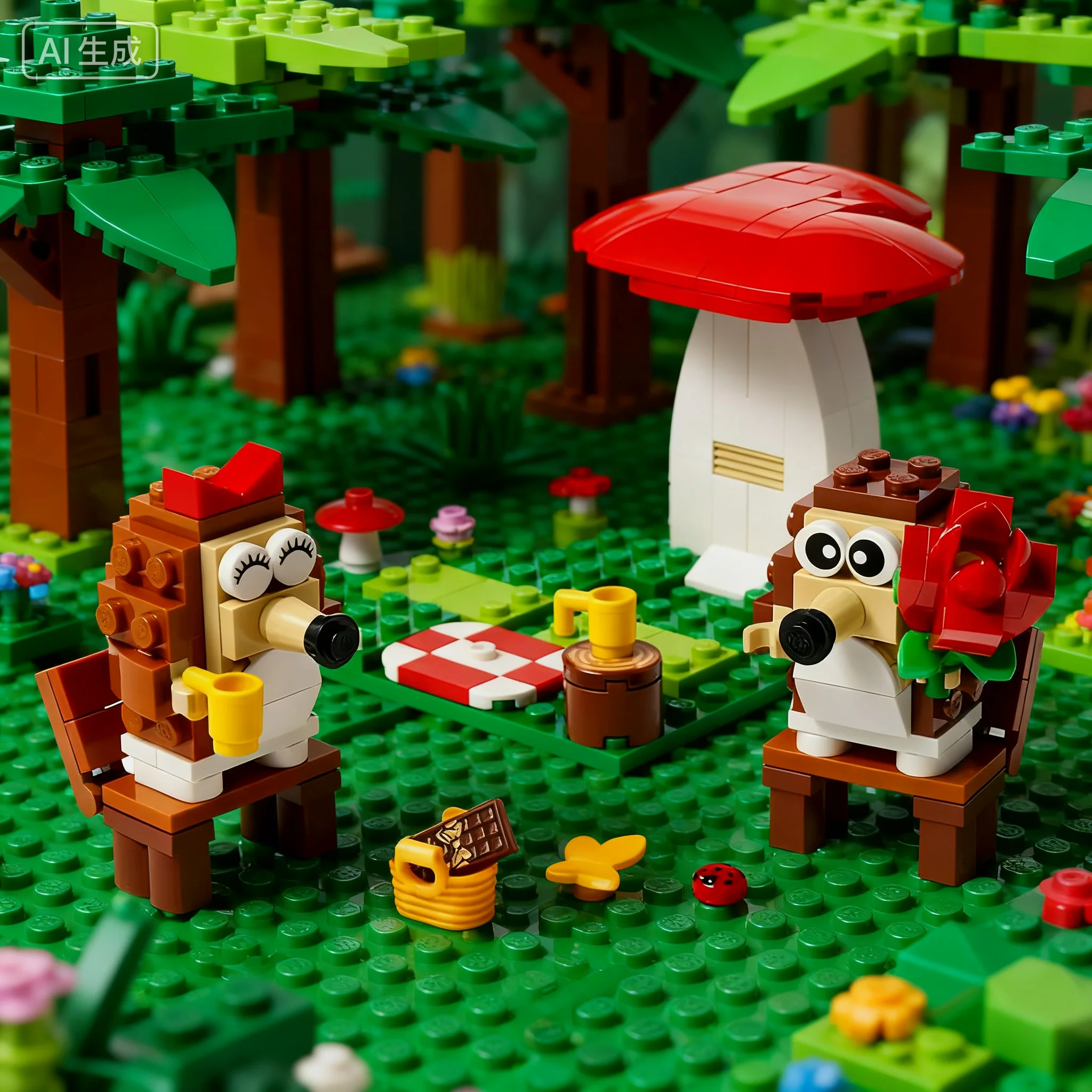 LEGO blocs de construction série créative 40709 parc d'animaux de printemps garçons et filles enfants Puzzle assemblage blocs de construction jouet cadeau