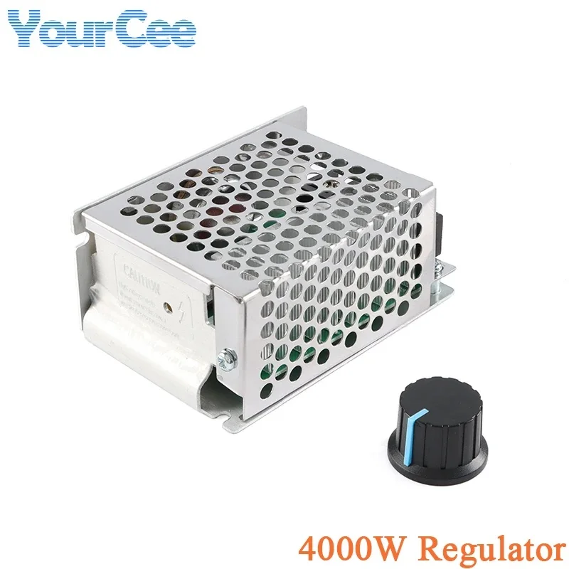 High Power SCR Voltage Regulator 2000W 4000W 5000W 10000W Adjust Motor Dimmer Speed Control Thermostat Module Electric DIY Kit