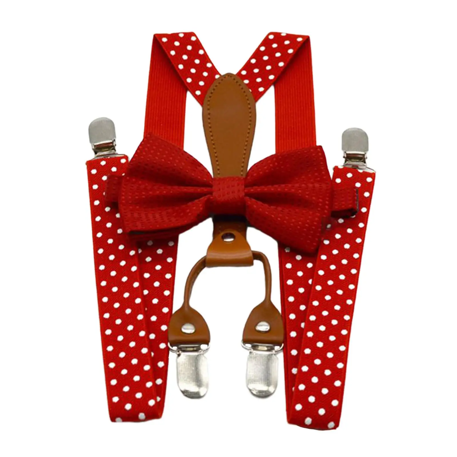 trendy-elastic-suspenders-for-men-women-adjustable-4-clips-polka-dots-durable-lightweight-for-cocktail-dress-pants