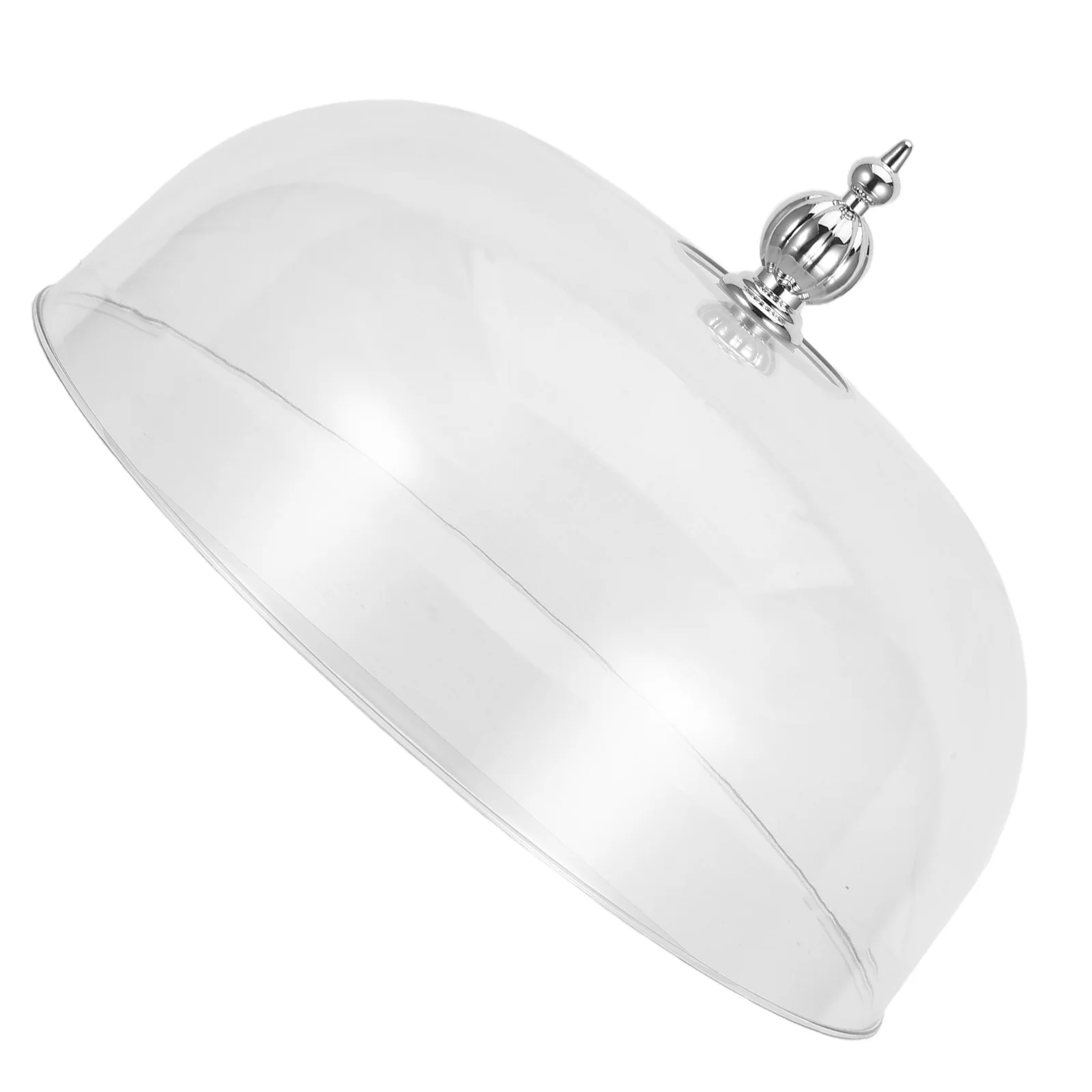 

10 Inch Clear High Temperature Resistant Cake Dome Cover 6 Inch Tall for Buffet Server Dessert Display Stand Replacement Lid